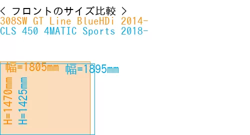 #308SW GT Line BlueHDi 2014- + CLS 450 4MATIC Sports 2018-